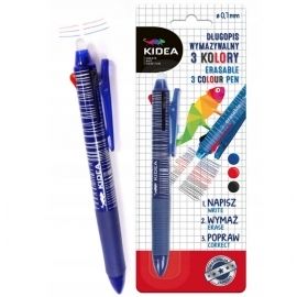 Długopis wymazywalny 3 kolory Kidea