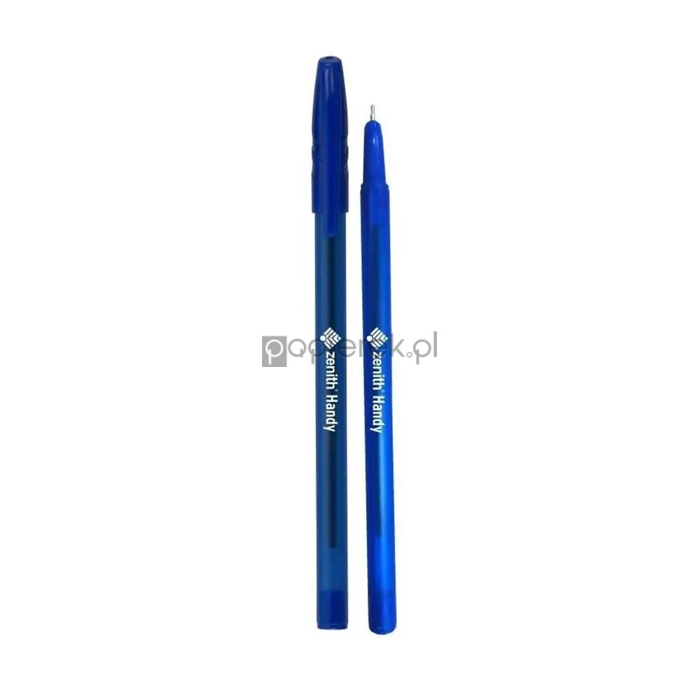 Długopis Zenith Handy niebieski ze skuwką