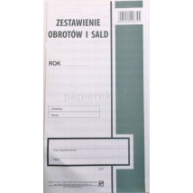 ZESTAWIENIE OBROTÓW I SALD A4 SIERADZKI