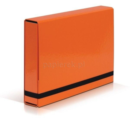 TECZKA A4 BOX CARIBIC POMARAŃCZ