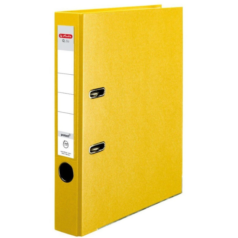 Segregator żółty Herlitz A4 50mm