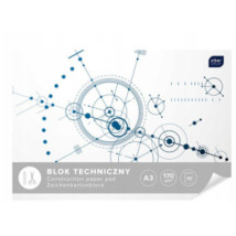 Blok techniczny biały A3 10 Kartek 170g/m2