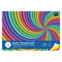 Blok techniczny kolorowy A3 160g/m2 10 kartek Interdruk