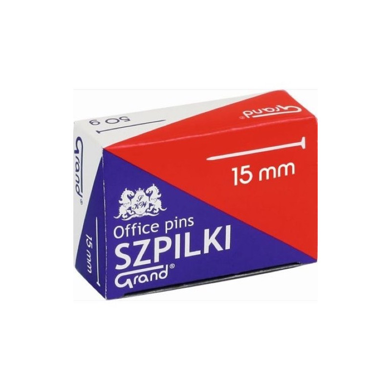 Szpilki krótkie 15 mm 50g GRAND