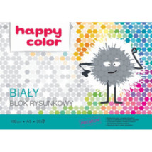 Blok rysunkowy biały A3 Happy Color 20k