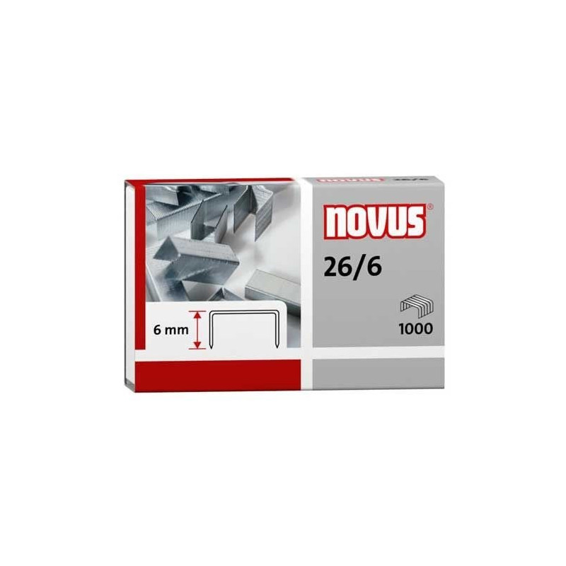 Zszywki Novus 26/6 1000szt