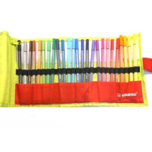 FLAMASTRY STABILO 1mm kpl /25szt/