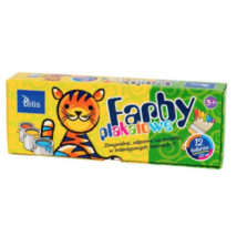 Farby plakatowe Tetis 12 kolorów 20ml
