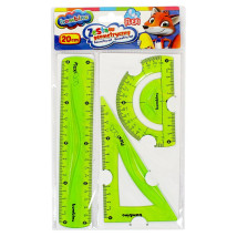 Zestaw geometryczny Flexi Bambino 3 elementy 20 cm