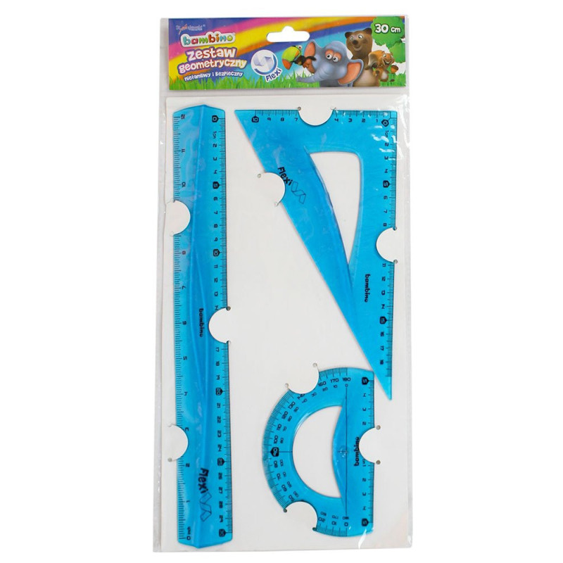 Zestaw geometryczny elastyczny Bambino Flexi 30cm