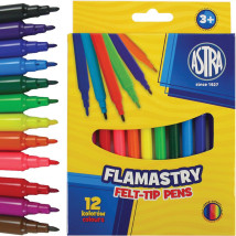 Flamastry pisaki mazaki Astra 12 kolorów