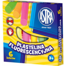 Plastelina fluorescencyjna Astra 6 kolorów