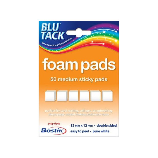 PODKŁADKI PIANKOWE BLU STICK SAMOPRZYLEPNE 12X12