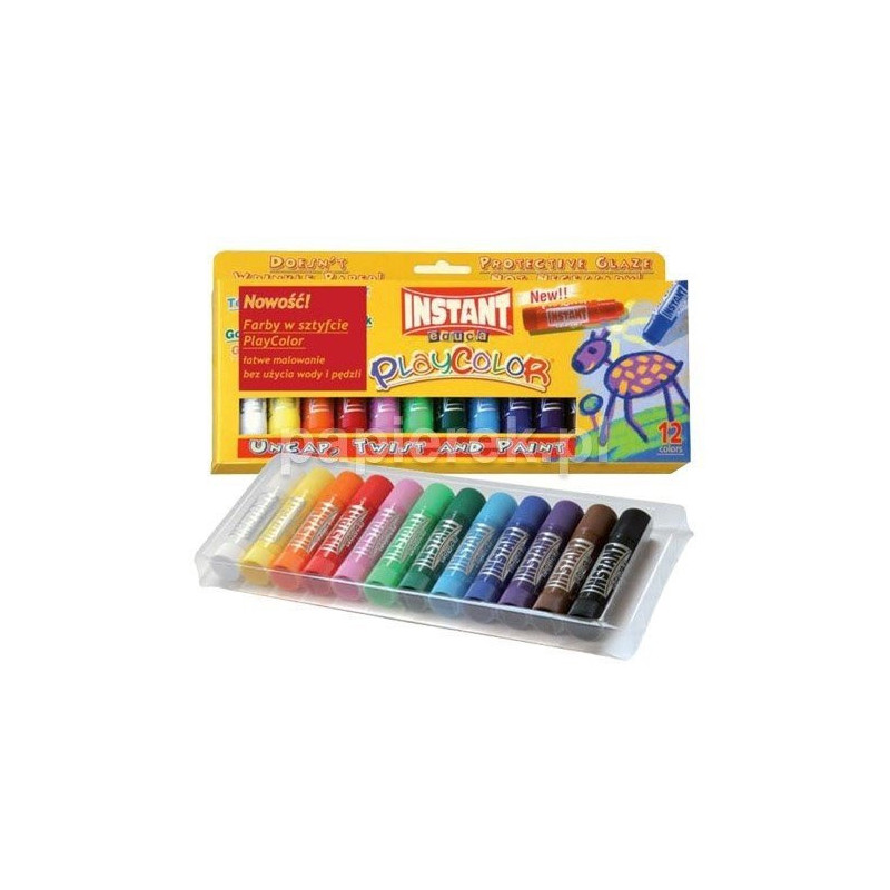 FARBY W SZTYFCIE PLAYCOLOR 12KOL