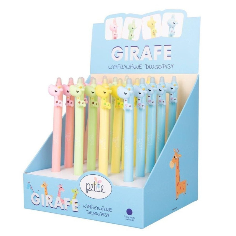 DŁUGOPIS ŚCIERALNY PETITE GIRAFE