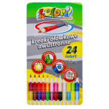 Kredki ołówkowe dwustronne 24 kolory Kolori Penmate