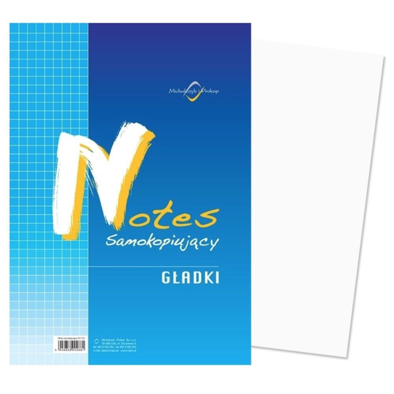 Notes samokopiujący A5 gładki MICHALCZYK