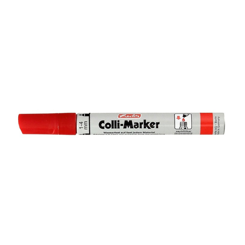 Marker permanentny Colli-Marker Herlitz czerwony