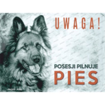 UWAGA! ZŁY PIES PD-03 15x20CM