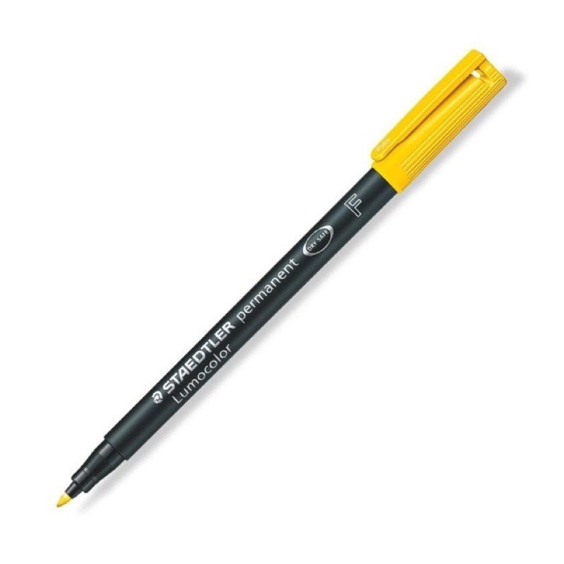 FOLIOPIS Lumocolor Staedtler F żółty wodoodporny