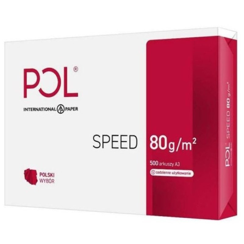 Papier ksero POLSPEED A3 ryza 500 kartek 80g