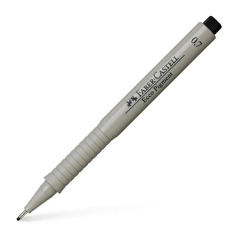 Cienkopis Ecco Pigment czarny 0,7 mm Faber-Castell