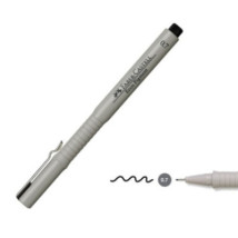 Cienkopis Ecco Pigment czarny 0,7 mm Faber-Castell