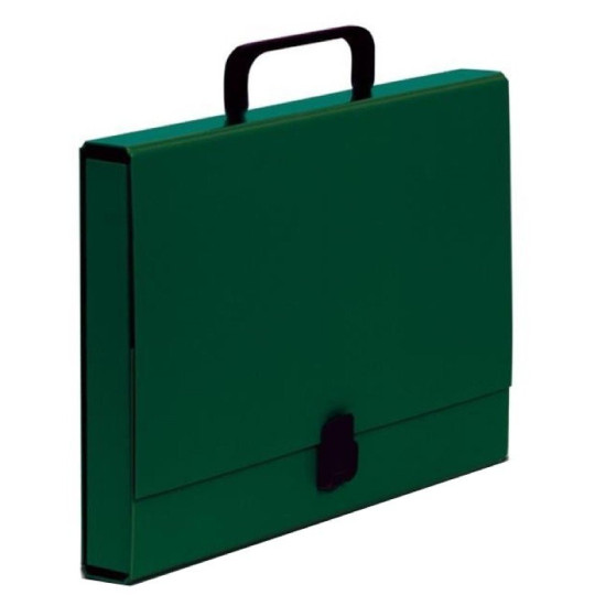 Teczka z rączką VauPe A4 40mm, zielona