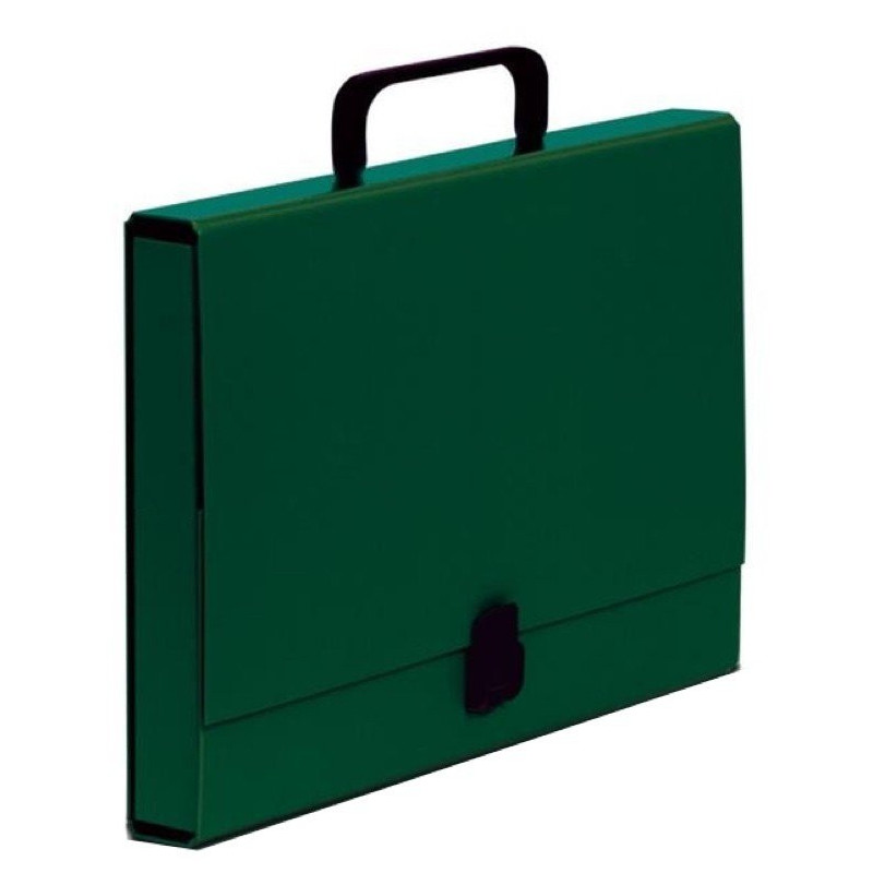 Teczka z rączką VauPe A4 40mm, zielona
