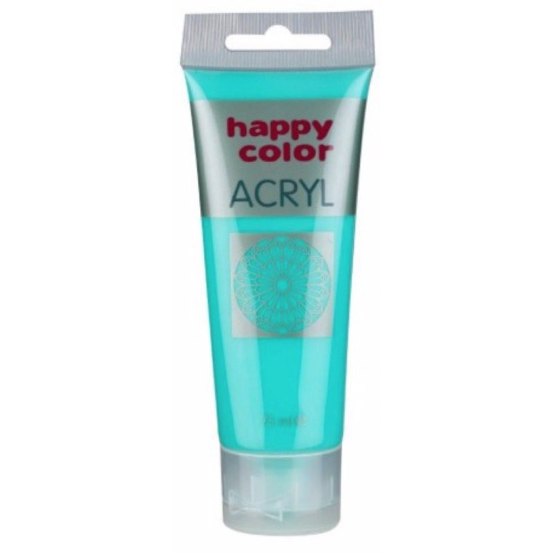 Farba akrylowa pastel, zielony, 75 ml Happy Color