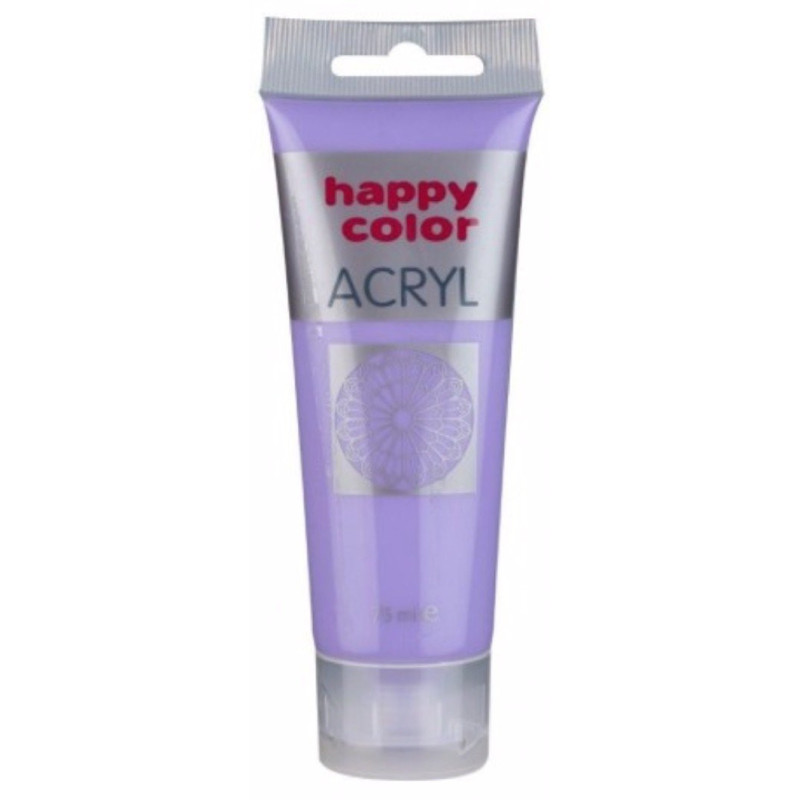Farba akrylowa pastel, liliowy, 75 ml Happy Color