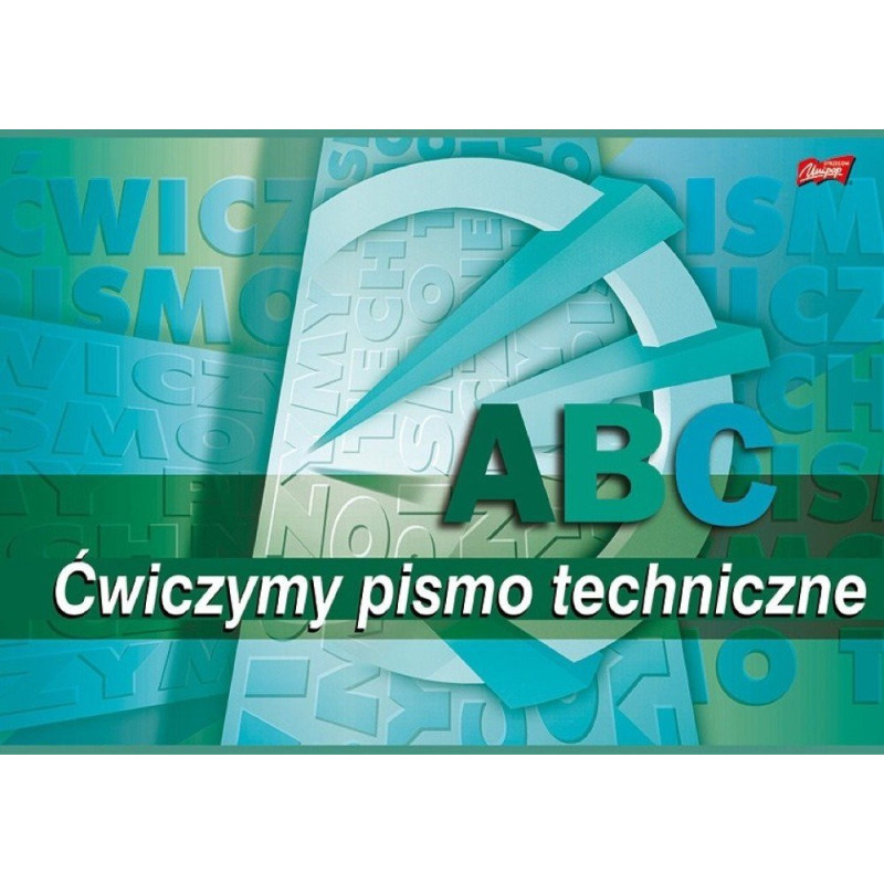 Blok ćwiczymy pismo techniczne A4 Unipap