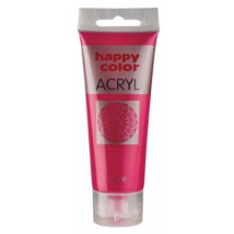 Farba akrylowa, ciemnoróżowy, 75 ml Happy Color