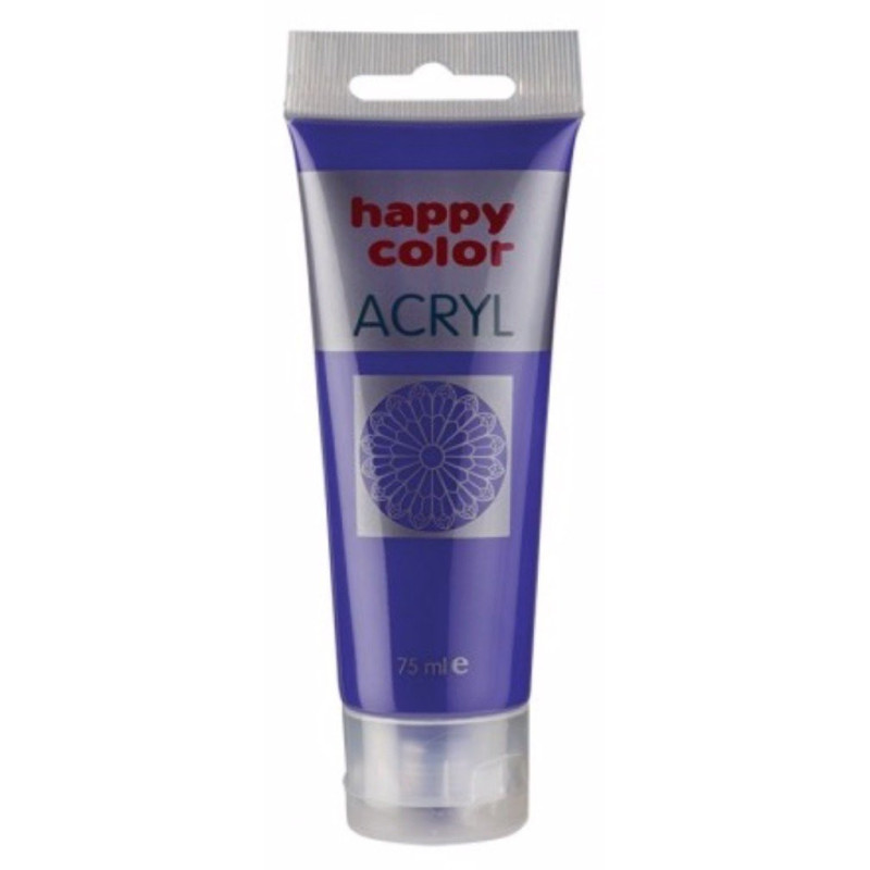 Farba akrylowa, fiolet, 75 ml Happy Color