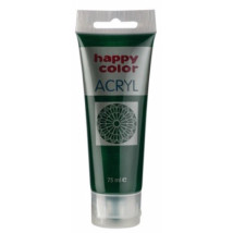 Farba akrylowa, ciemna oliwka, 75 ml Happy Color