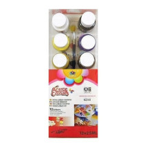 FARBY AKRYLOWE ACRYLIC 12 KOLORÓW 25ml