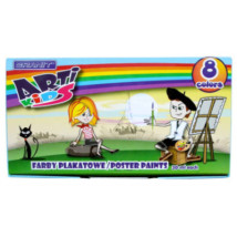 Farby plakatowe Granit Arti-Kids 8 kolorów 20 ml
