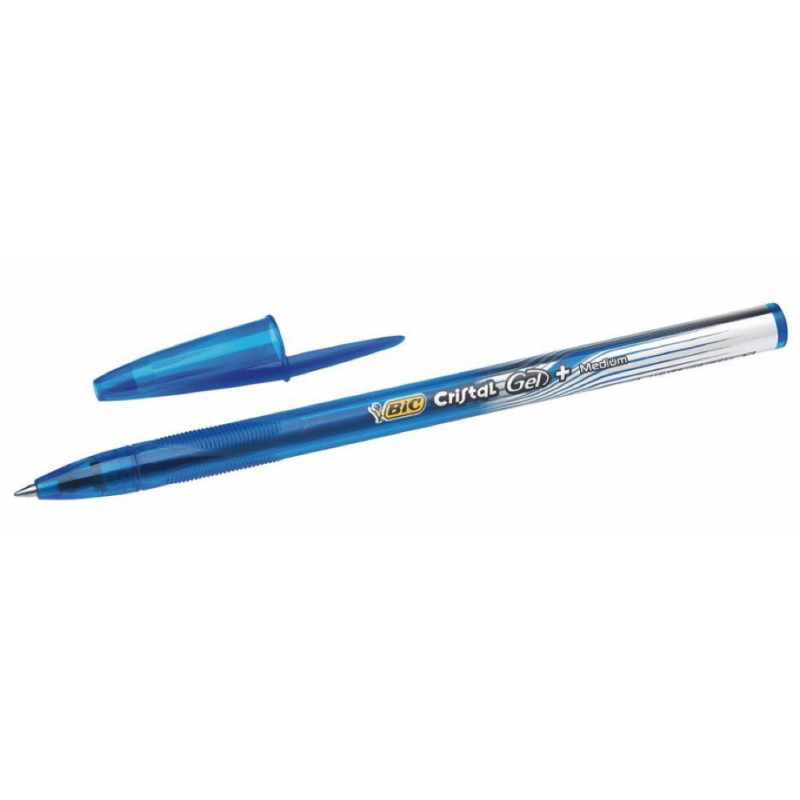 Długopis żelowy Bic Cristal Gel + Medium