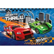 Podkład szkolny na biurko, obustronny, licencja HOT WHEELS
