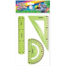 Zestaw geometryczny Bambino 3 elementy flexi 15cm