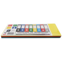 Przekładki kolorowe do segregatora 240 x 105 mm 50 szt.