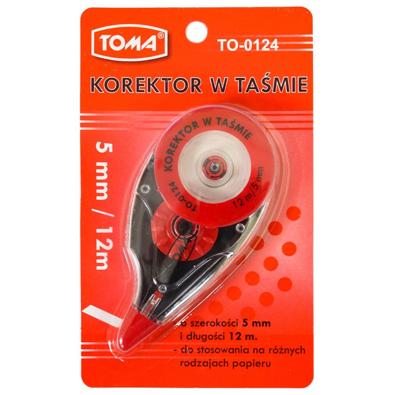 Korektor w taśmie Toma 12 m x 5 mm