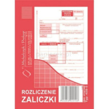 ROZLICZENIE ZALICZKI M&P 409-5