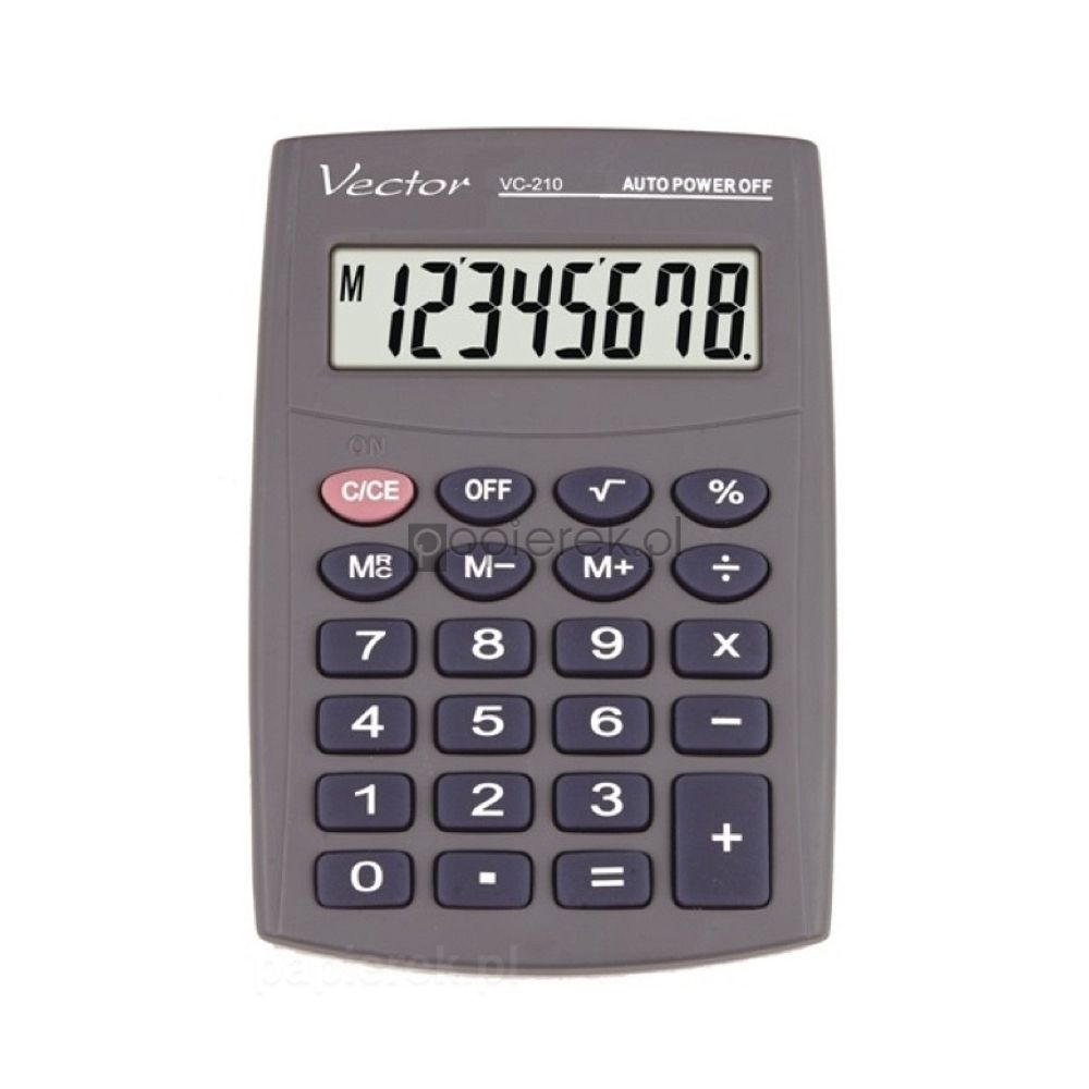 Kalkulator kieszonkowy VECTOR VC-210 z etui