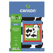 Blok rysunkowy biały A4 Canson 20 kartek