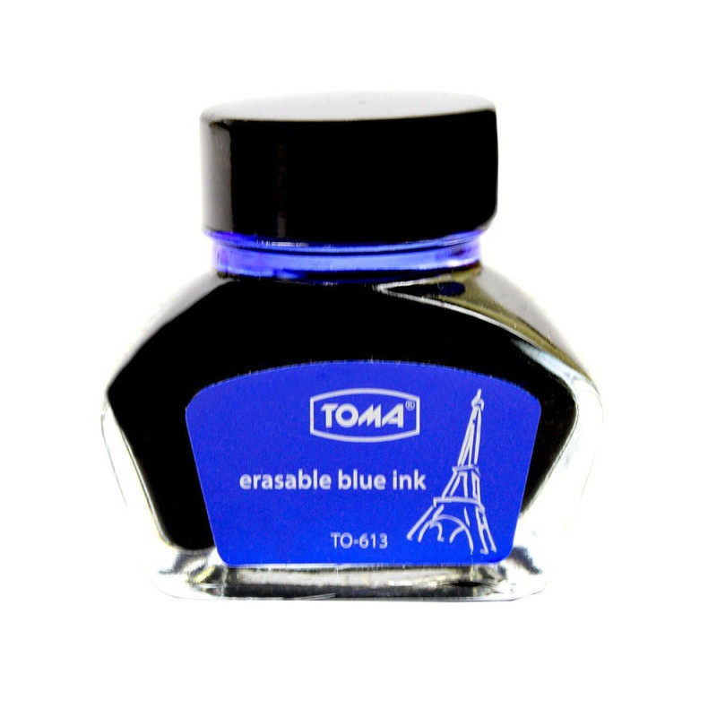 Atrament niebieski w butelce 30ml Toma