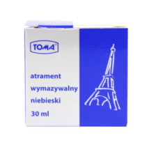 Atrament niebieski w butelce 30ml Toma