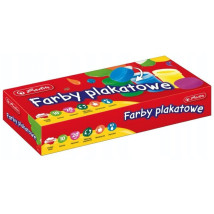 Farby plakatowe 10 kolorów Herlitz 20ml