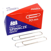 Spinacze biurowe okrągłe 70 mm galwanizowane 50 szt.