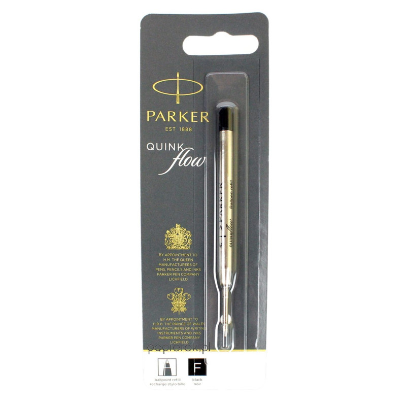 Parker wkład do długopisu czarny F